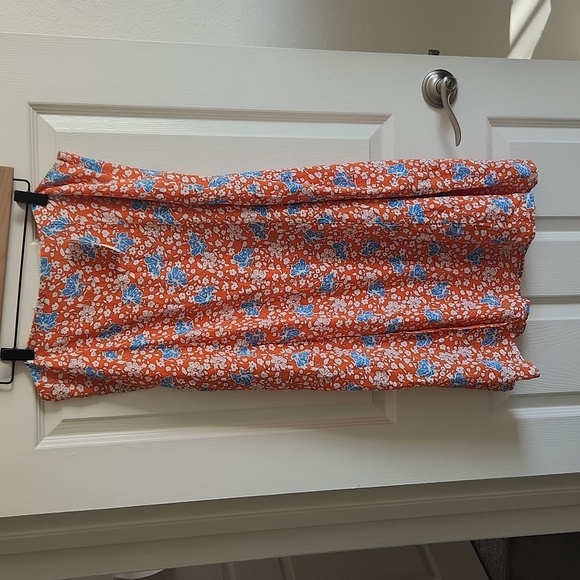 Anthropologie Maeve The Lille Side-Slit Midi Skirt size 14 - Picture 4 of 10